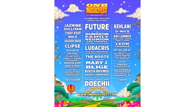 Future, The Roots with Mary J. Blige, Ludacris, Doechii, Dungeon Family to headline ONE Musicfest