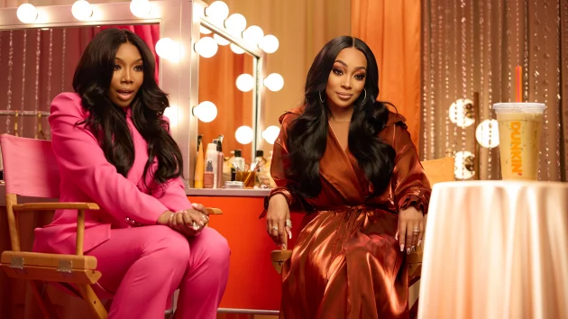 The Latte is Mine: Brandy and Monica appear in ad promoting Dunkin’s new Cereal ‘N Milk Latte