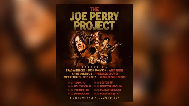 The Joe Perry Project plays Aerosmith, Black Crowes & Stone Temple Pilots tunes at tour kickoff