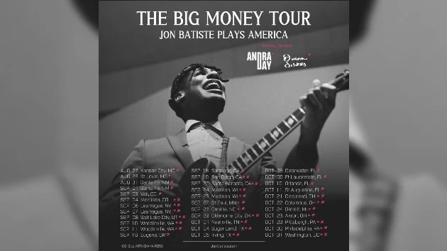 Jon Batiste enlists Andra Day for his Big Money tour