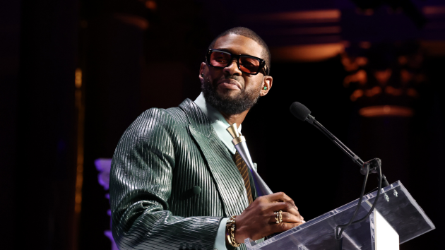 Usher accepts Virgil Abloh Award at Harlem Fashion Row’s Style Awards