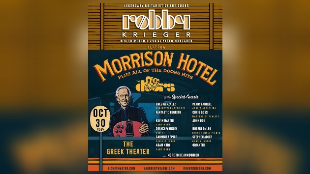 Perry Farrell, Robert DeLeo & more to join Robby Krieger at show celebrating The Doors’ 60th anniversary