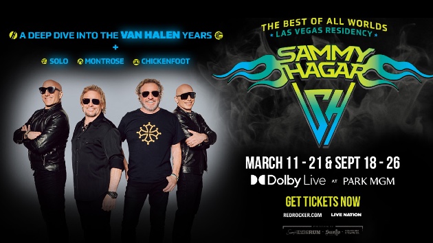 Sammy Hagar announces new dates for his ‘The Best of All Worlds’ Vegas residency