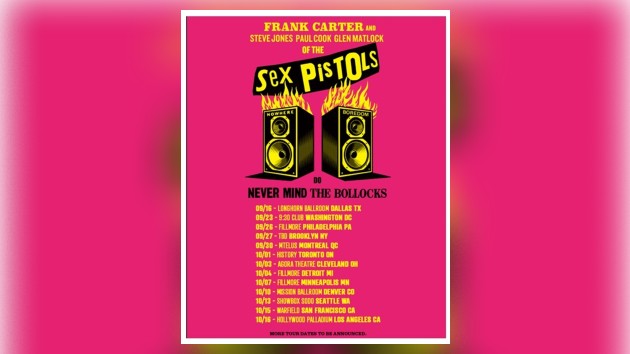 Sex Pistols with Frank Carter postpone North American tour due to Steve Jones’ broken wrist