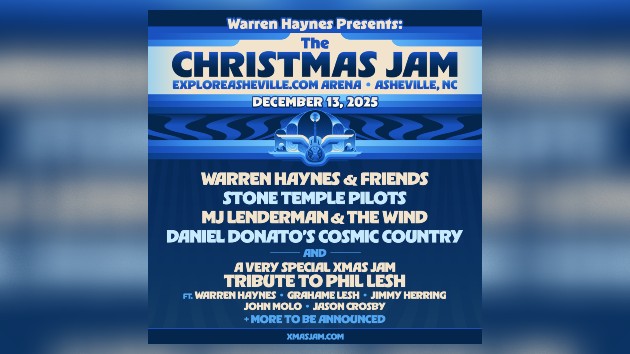 Stone Temple Pilots performing at 2025 Christmas Jam benefit concert