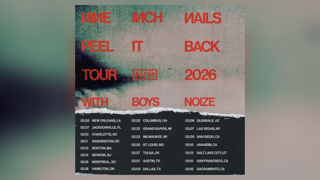 Nine Inch Nails announce 2026 Peel It Back tour dates