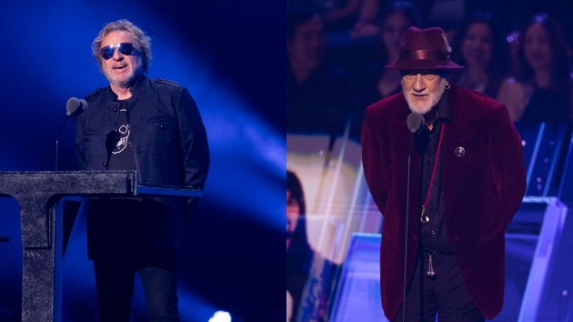 Sammy Hagar and Mick Fleetwood perform together at NYE benefit concert