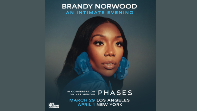 Brandy headed on the road in support of upcoming memoir