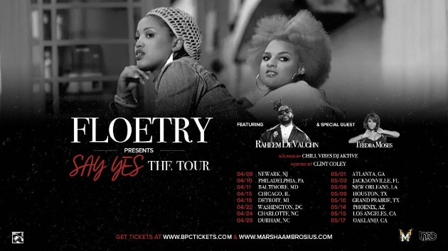 Floetry announces Say Yes tour