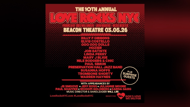 Love Rocks NYC 2026, featuring Hozier, to stream live