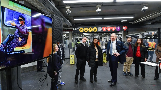 Here’s a special voice New Yorkers might hear on public transit