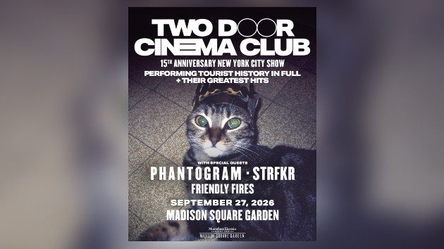 Two Door Cinema Club to perform debut album in full at MSG show