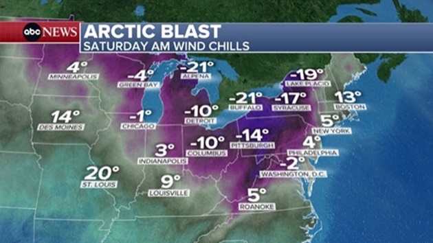Coldest air of the season, snow to hit parts of the Northeast
