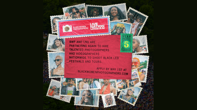 Live Nation Urban, Black Women Photographers hiring Black women to shoot upcoming festivals