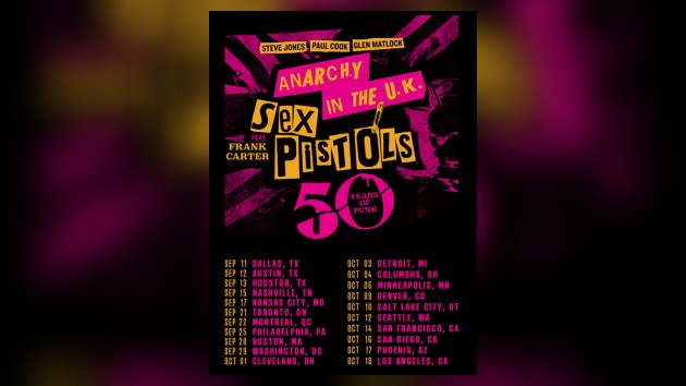 Sex Pistols featuring Frank Carter announce rescheduled US tour dates