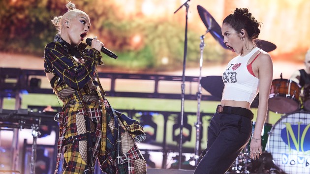 Olivia Rodrigo gets a hug from Gwen Stefani at final No Doubt Sphere show