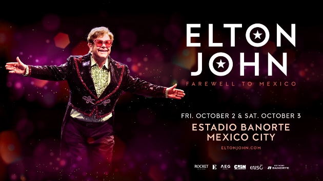 Elton John to say farewell to Mexico with two new shows