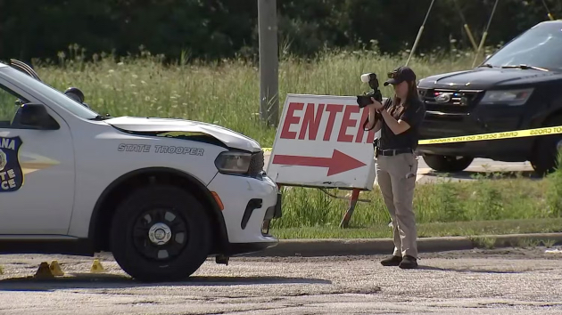 Indiana trooper shot during pursuit of stolen car, suspect found dead after manhunt