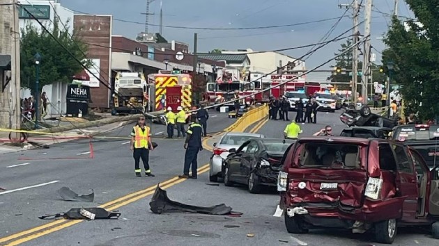 Over 30 people injured after bus crashes into building in Maryland: Authorities