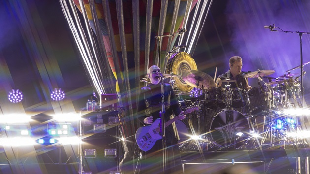 The Smashing Pumpkins perform ‘Thirty-Three’ with Olivia Rodrigo at Lollapalooza