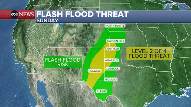 Flash-flood threat continues in the Southwest, but outlook is improving